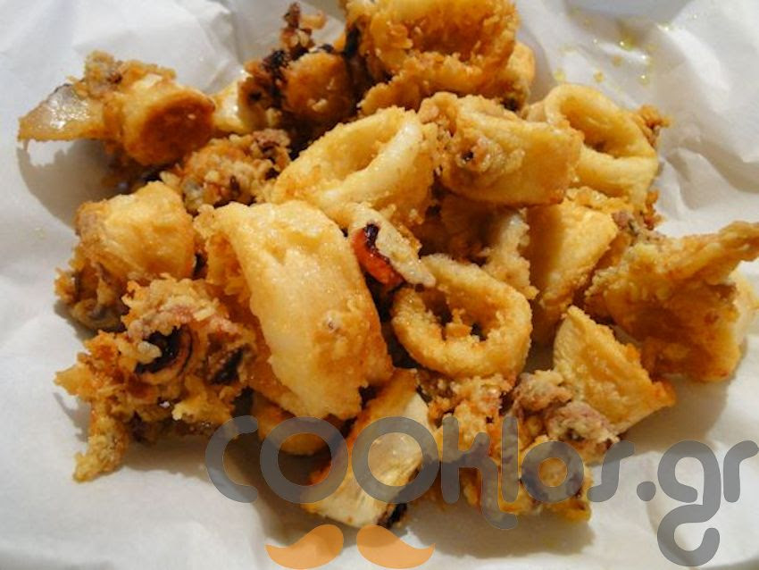 Η συνταγή της ημέρας: Καλαμαράκια τηγανητά μαριναρισμένα σε ούζο