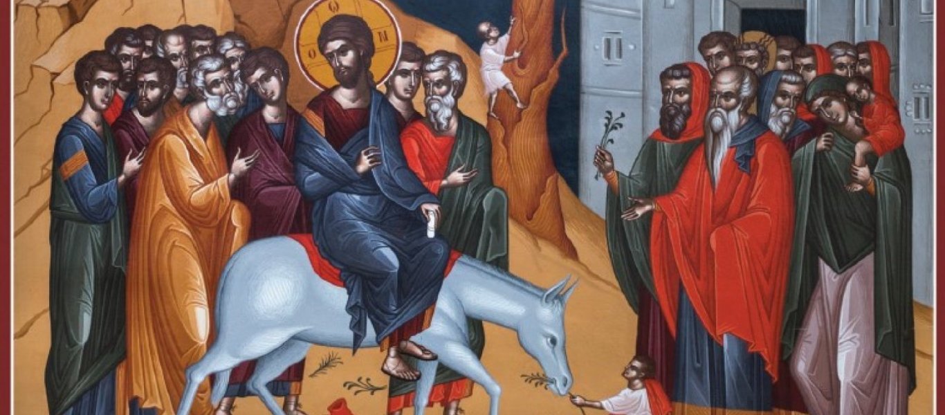Κυριακή των Βαΐων: «Ευλογημένος ο Ερχόμενος…» – Ο Χριστός εισέρχεται στα Ιεροσόλυμα «επί πώλον όνου»