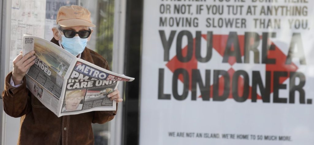 Βρετανία: Παράταση των προστατευτικών μέτρων για 3 βδομάδες