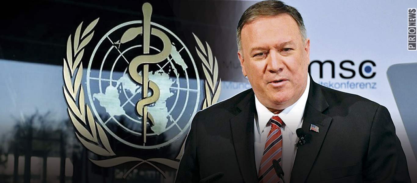 Μ.Πομπέο σε Κίνα: «Από το Νοέμβριο ξέρατε για κορωνοϊό & το κρύβατε – Χρηματοδότηση τέλος στον ΠΟΥ»