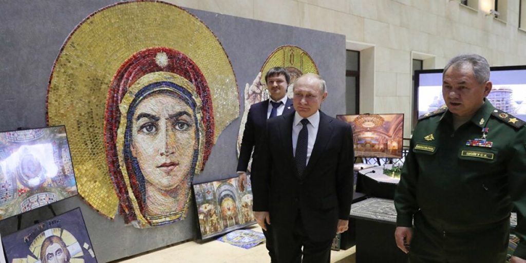 Ψηφιδωτό του Πούτιν σε Εκκλησία των Ρωσικών Ενόπλων Δυνάμεων (φώτο)