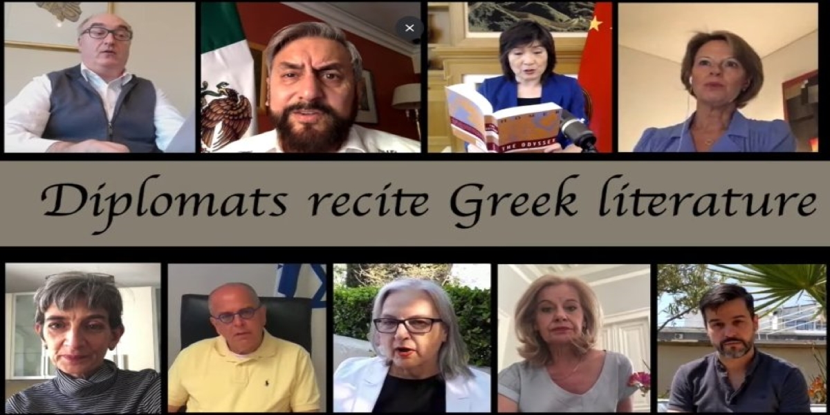 Βίντεο: Πρέσβεις ξένων χωρών στην Αθήνα απαγγέλλουν Ελληνικά ποιήματα ως ένδειξη αλληλεγγύης