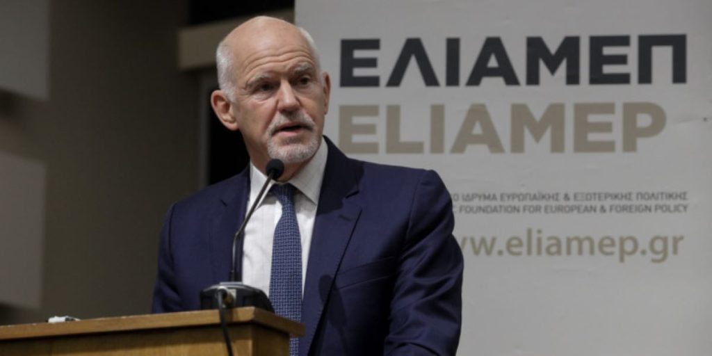 Γ. Παπανδρέου: «Η ευρωπαϊκή ιδέα δεν είναι μόνο επίκαιρη αλλά και βαθιά προοδευτική»