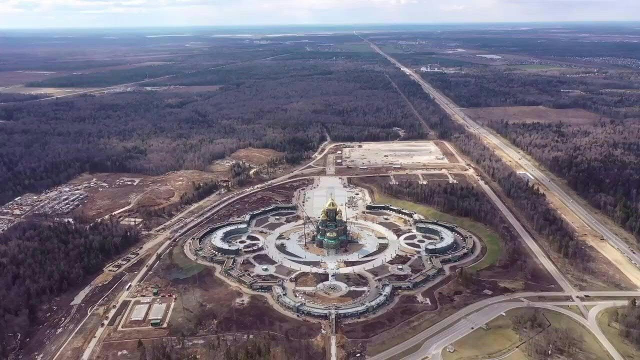 Ρωσία: Αυτός ο επιβλητικός ορθόδοξος  ναός κτίζεται για τις ανάγκες των ρωσικών ενόπλων δυνάμεων