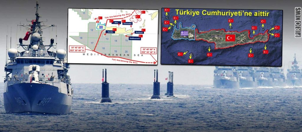 Η Άγκυρα προσφεύγει στην Χάγη για την Κρήτη & άλλα 12 ελληνικά νησιά! – «Μας ανήκουν»!