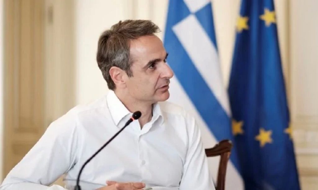 Το εργοτάξιο της Εθνικής Πινακοθήκης επισκέπτεται αυτή την ώρα ο Κυριάκος Μητσοτάκης