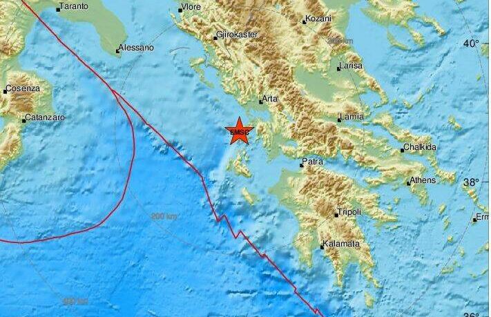 Σεισμός στη Λευκάδα τα ξημερώματα της Κυριακής