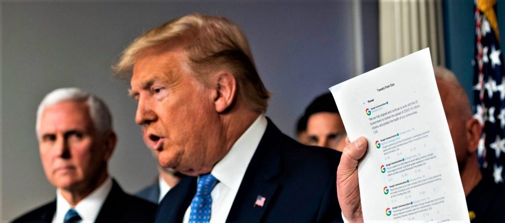Ν.Τραμπ: «Ακροαριστεροί ελέγχουν Google, Facebook, Instagram, Twitter- Ετοιμάζω μέτρα εναντίον τους» (upd)