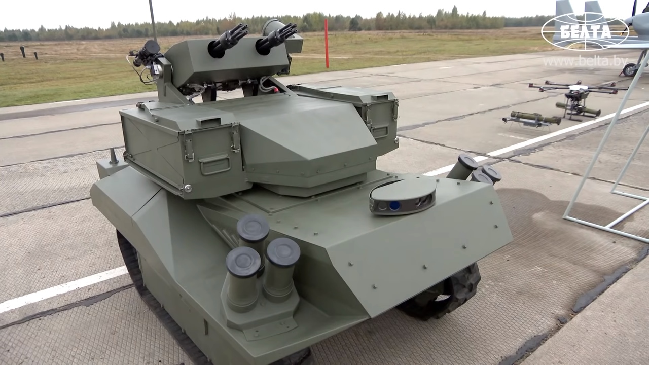Berserk UGV: Αυτό είναι το νέο μη επανδρωμένο όχημα μάχης της Λευκορωσίας