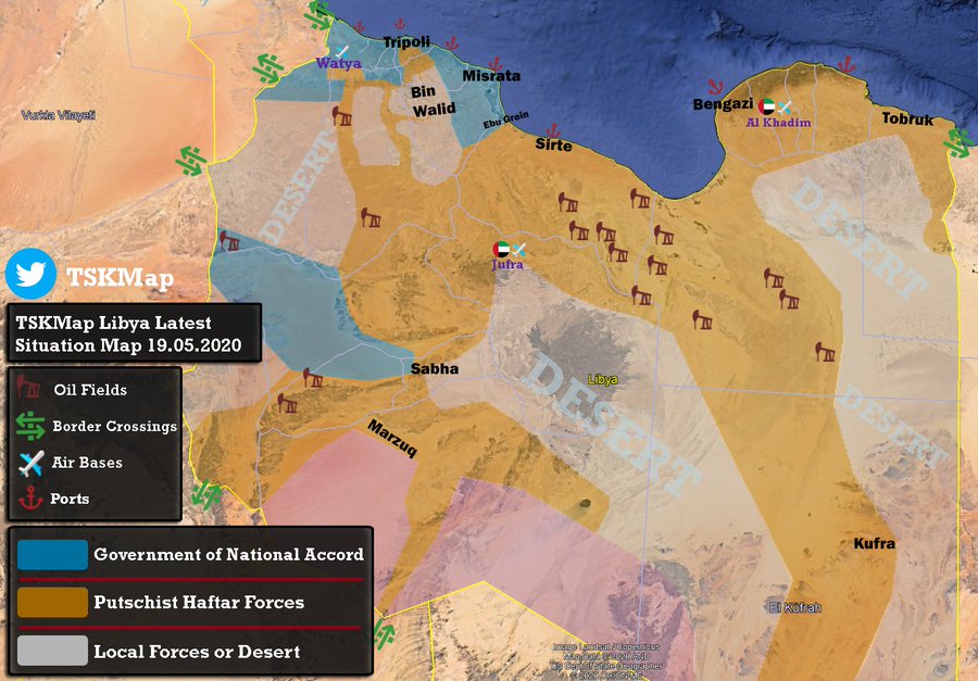Λιβύη: Αυτή είναι η κατάσταση στο έδαφος – Ποιες περιοχές ελέγχει ο Χ.Χαφτάρ και ποιες ο Φ.Σάρατζ