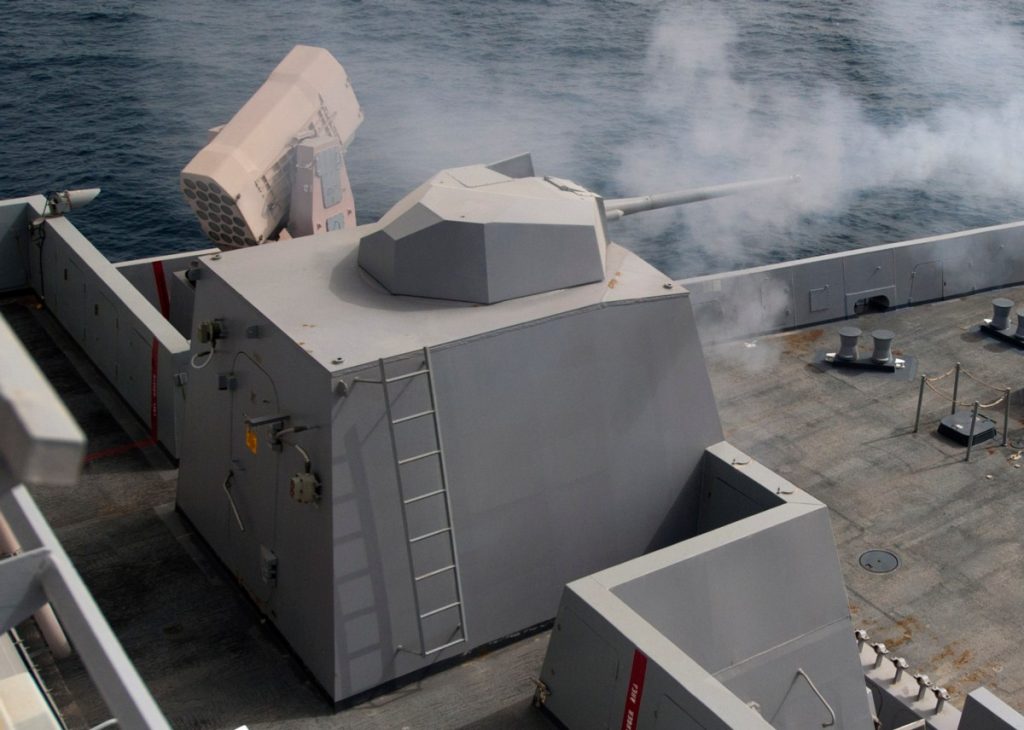 Δοκιμή του πυροβόλου  Mark 46 MOD 2