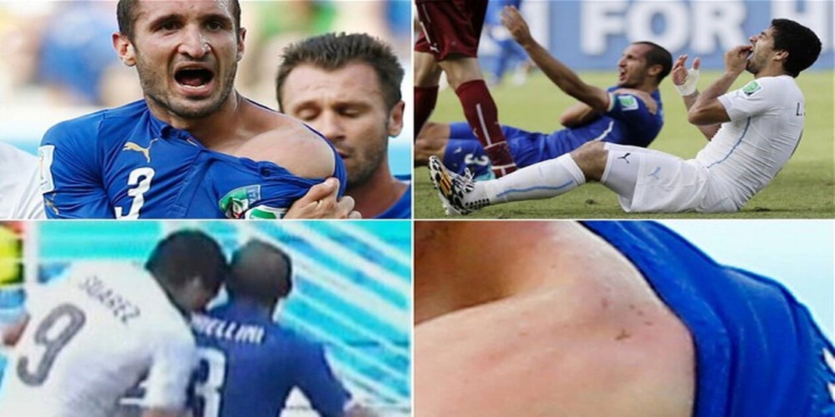 Μυθική ατάκα από Κιελίνι: «Θαυμάζω τον Σουάρες, που με δάγκωσε»