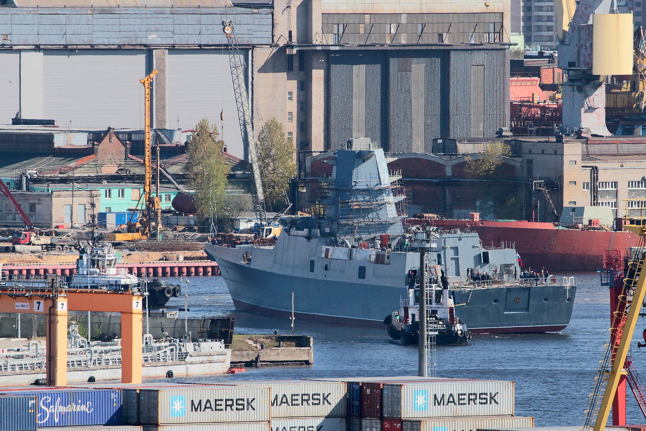 Ρωσικό Ναυτικό: Καθελκύστηκε η τρίτη φρεγάτα κλάσης Admiral Gorshkov