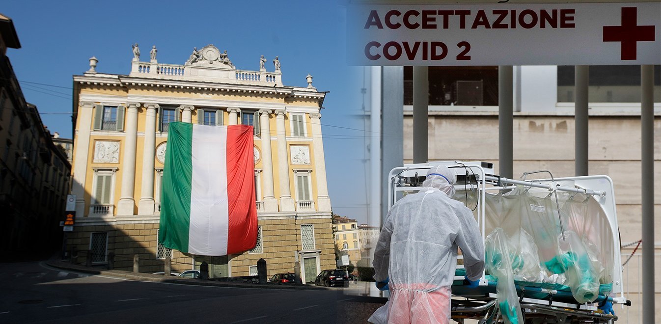 Μειώθηκαν οι νεκροί και τα νέα κρούσματα κορωνοϊού στην Ιταλία