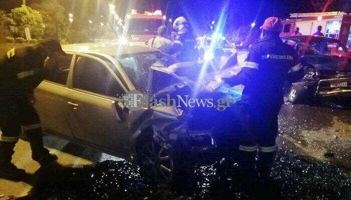 Θανατηφόρο τροχαίο στα Χανιά – Μία γυναίκα υπέκυψε στα τραύματά της