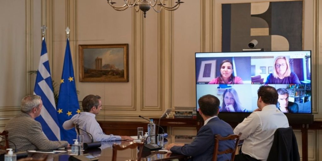 Κ. Μητσοτάκης: Τηλεδιάσκεψη με τον πρόεδρο της Google Ευρώπης