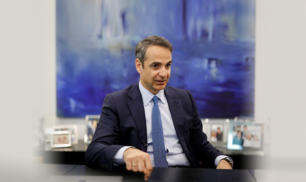 Στην Τήνο ο Κ.Μητσοτάκης – Παρακολούθησε την Θεία Λειτουργία της εορτής της Πεντηκοστής (φωτο)