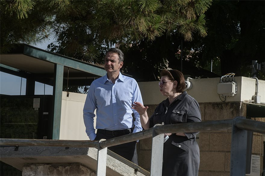 Στον αρχαιολογικό χώρο και το μουσείο της Αρχαίας Αγοράς ο Κυριάκος Μητσοτάκης (φωτο)