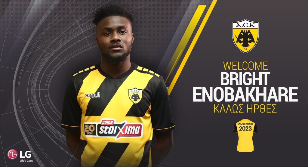 Επίσημο: Στην ΑΕΚ ο Μ. Ενομπακάρε – Υπέγραψε έως το 2023