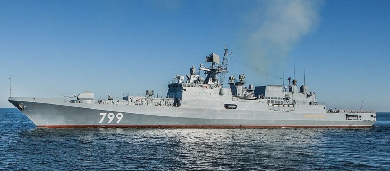 Ρωσική φρεγάτα με πυραύλους κατευθύνεται ξανά προς τη Μεσόγειο