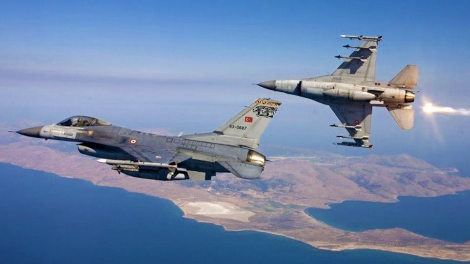 «Μπαράζ» υπερπτήσεων τουρκικών μαχητικών πάνω από την Χίο (upd2)