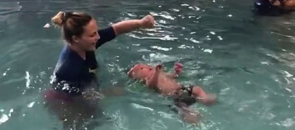 Σάλος με εκπαιδεύτρια κολύμβησης που πετάει μωρό στην πισίνα… για να μάθει να επιπλέει (βίντεο)