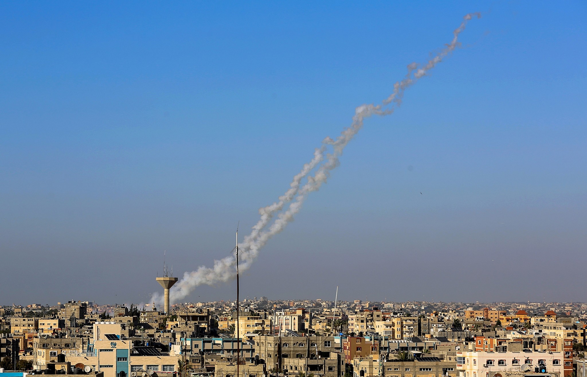 Εκτοξεύτηκαν δύο ρουκέτες από τη Λωρίδα της Γάζας προς το έδαφος του Ισραήλ