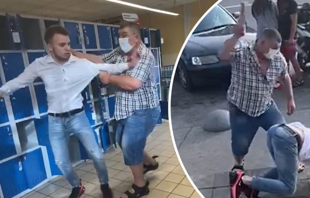 Έδειρε υπάλληλο σούπερ μάρκετ με ένα…λουκάνικο (βίντεο)