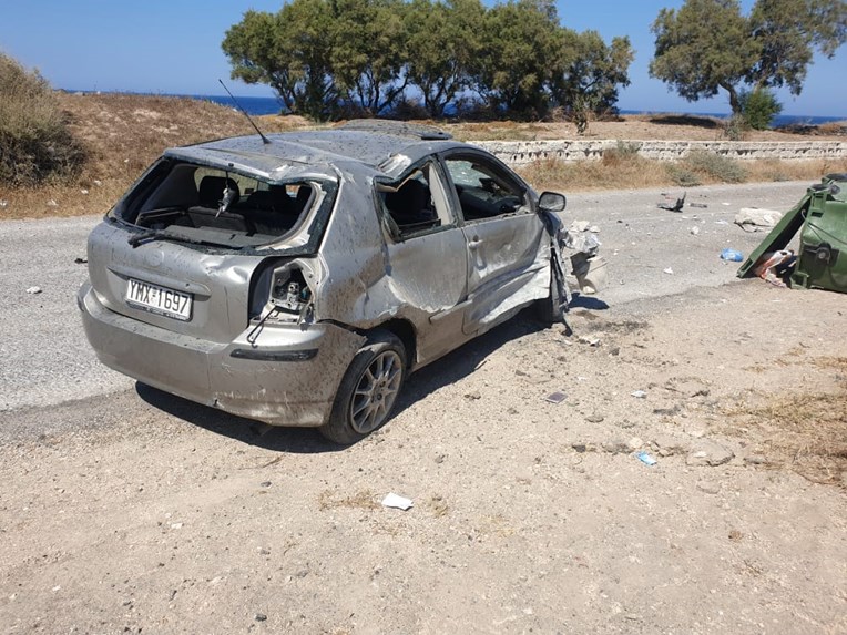 Π.Σκαφτούρος: Σοκαριστικές εικόνες από το τροχαίο που στοίχισε τη ζωή στον πρώην ποδοσφαιριστή (φωτό)