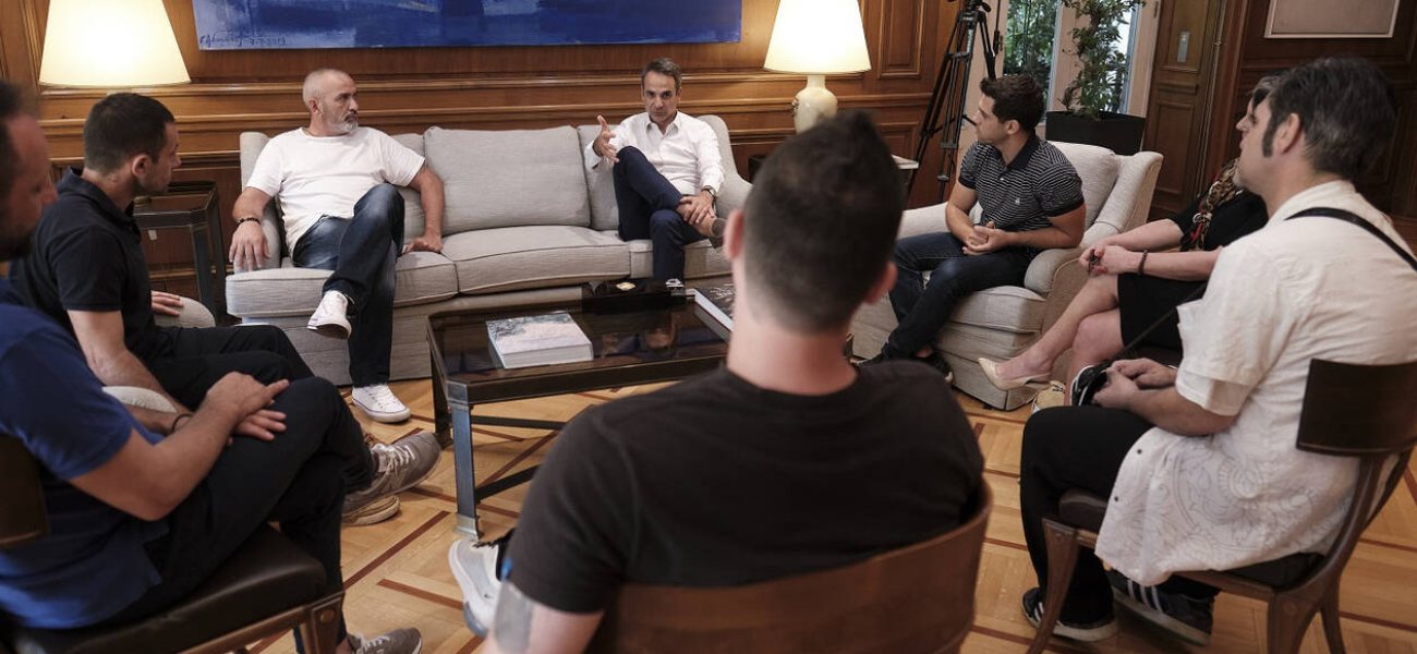 H συνάντηση Κ.Μητσοτάκη με πρώην χρήστες ναρκωτικών ουσιών