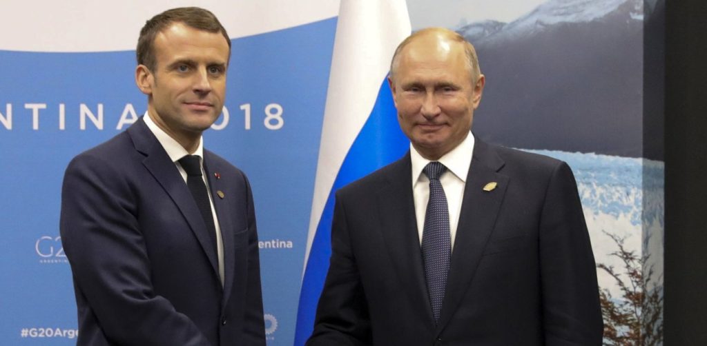 Τηλεδιάσκεψη Β.Πούτιν – Ε.Μακρόν με επίκεντρο τις γεωπολιτικές εξελίξεις