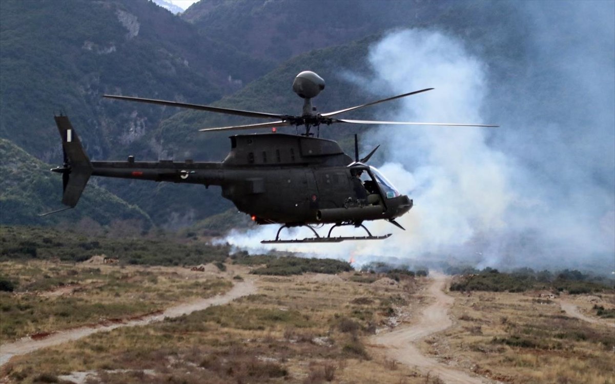 Στην κορυφή του Ολύμπου   τα  OH-58 Kiowa Warrior της Αεροπορίας Στρατού