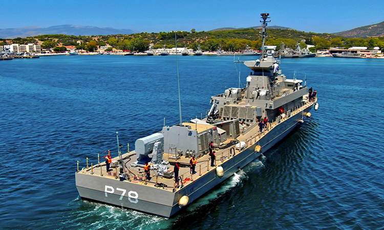 Κατέπλευσε στο Ναύσταθμο Σαλαμίνος  η 6η ΤΠΚ τύπου Super Vita Ρ78 «ΚΑΡΑΘΑΝΑΣΗΣ»