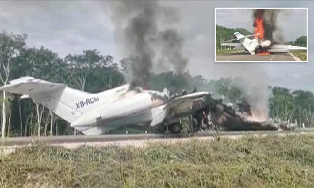 Μεξικό: Ναρκέμποροι έβαλαν φωτιά σε τζετ – Μετέφερε κοκαΐνη αξίας 4,3 εκατ. ευρώ (βίντεο)