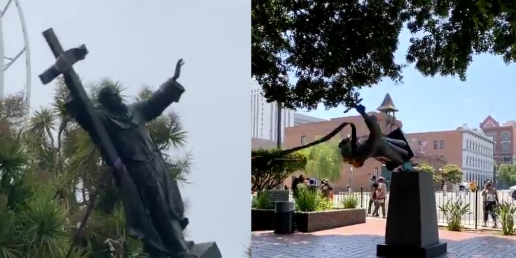 Παντού όπου ο όχλος κατεδαφίζει και κρεμάει (!) αγάλματα ακολουθούν οι άνθρωποι