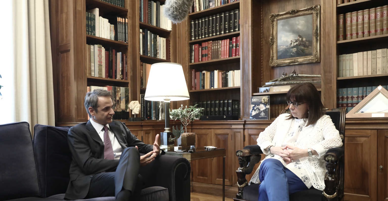 Συνάντηση ΠτΔ Κ. Σακελλαροπούλου – Κ. Μητσοτάκη: Τι συζητήθηκε; (φώτο)