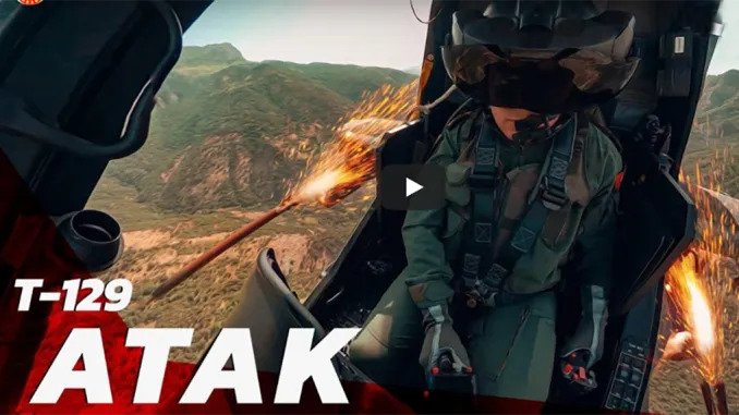 Bίντεο μέσα από το πιλοτήριο:  Τουρκικά επιθετικά ελικόπτερα T-129 κτυπούν θέσεις του ΡΚΚ