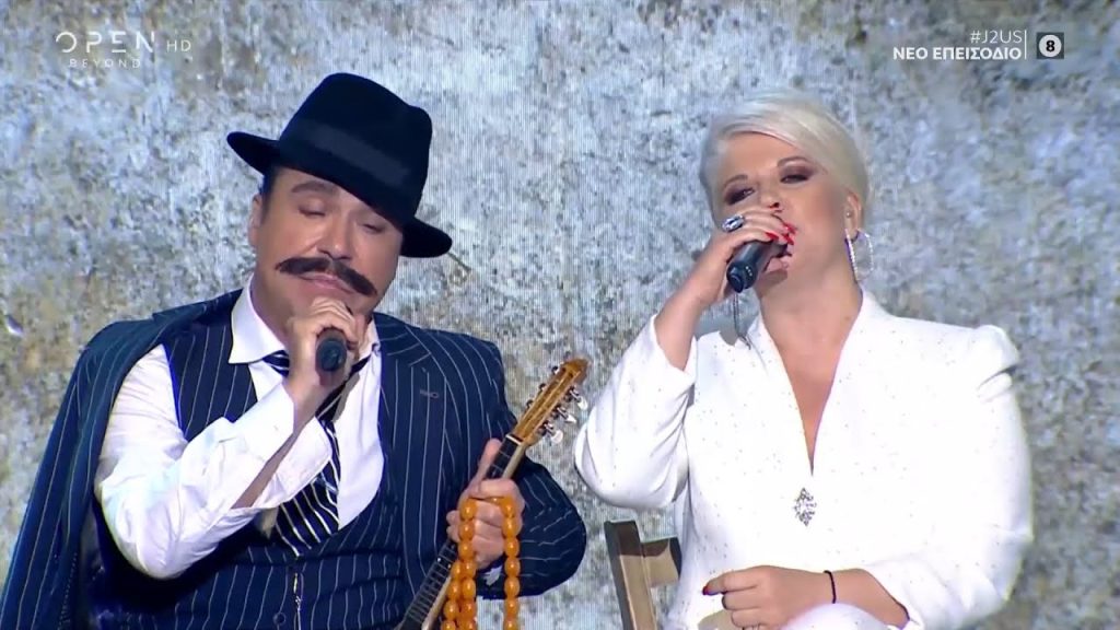 J2US: Ανατρεπτικός ο Τ.Σαμαράς με τη Χ.Βέρρα – Το on air ατύχημα με το… μουστάκι (βίντεο)