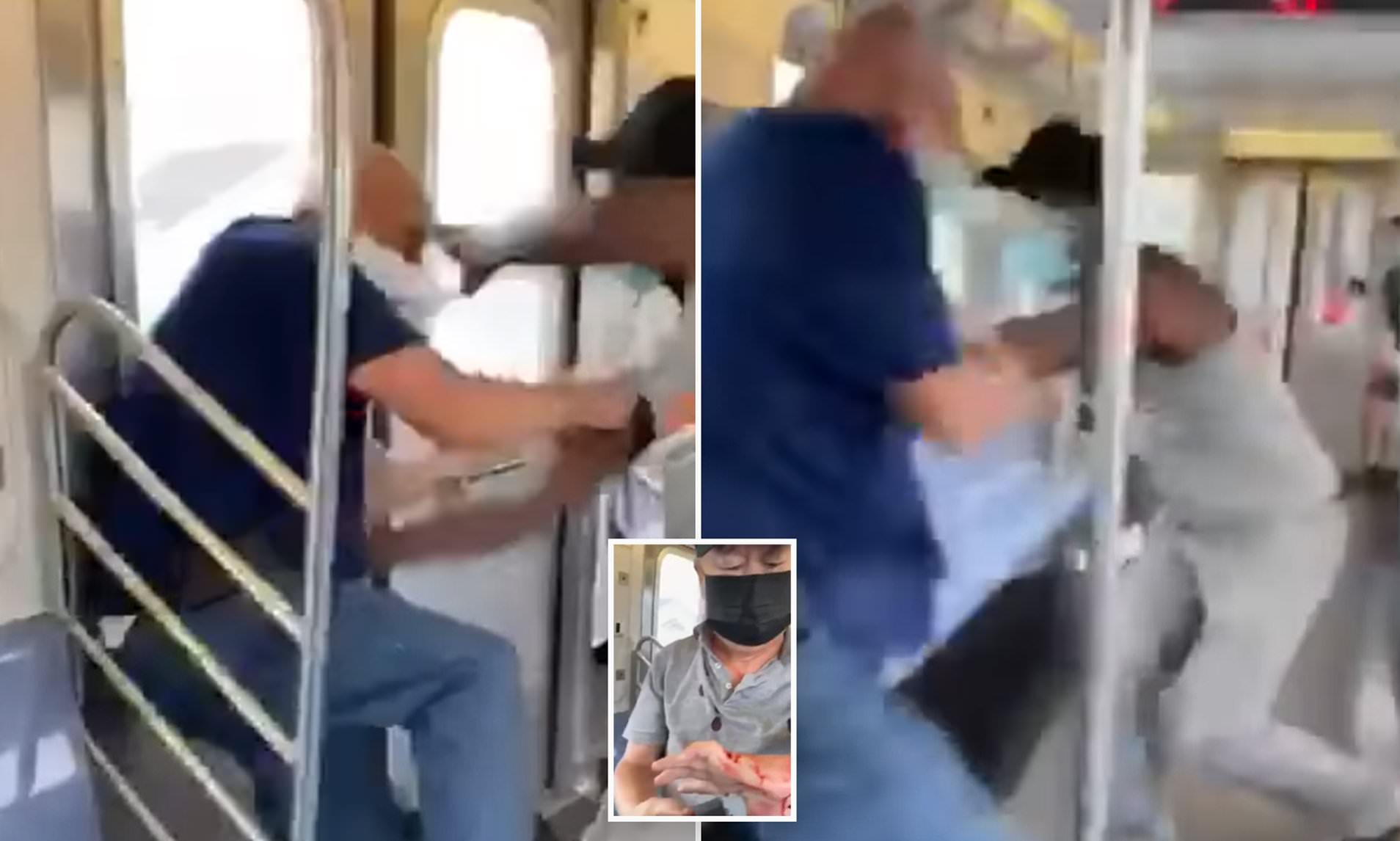 Νέα Υόρκη: Μαύρος μαχαιρώνει δύο ηλικιωμένους στο μετρό – Πολύ άγριο βίντεο