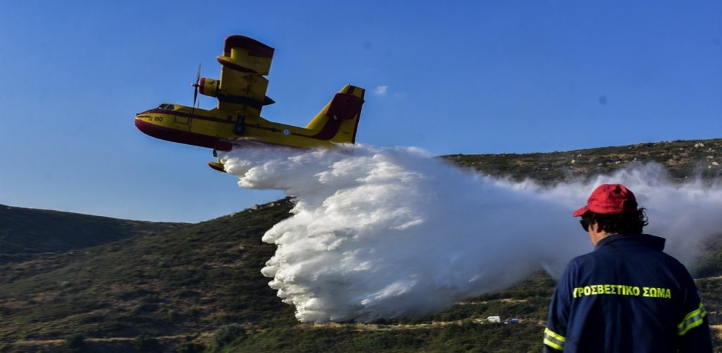 Φωτιά σε δασική έκταση στην Κω