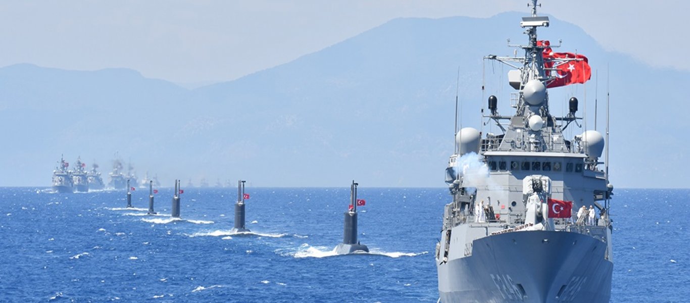 Βγήκαν 17 τουρκικά πολεμικά πλοία από το Ακσάζ: Η Άγκυρα ανακοίνωσε έρευνες μεταξύ Μεγίστης-Κρήτης – Συναγερμός στο ΠΝ!