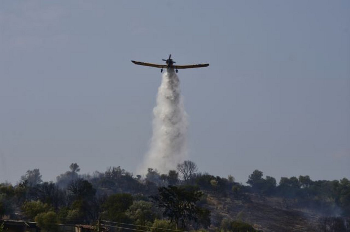 Ελεγχόμενη η φωτιά στην Αρχαία Ολυμπία