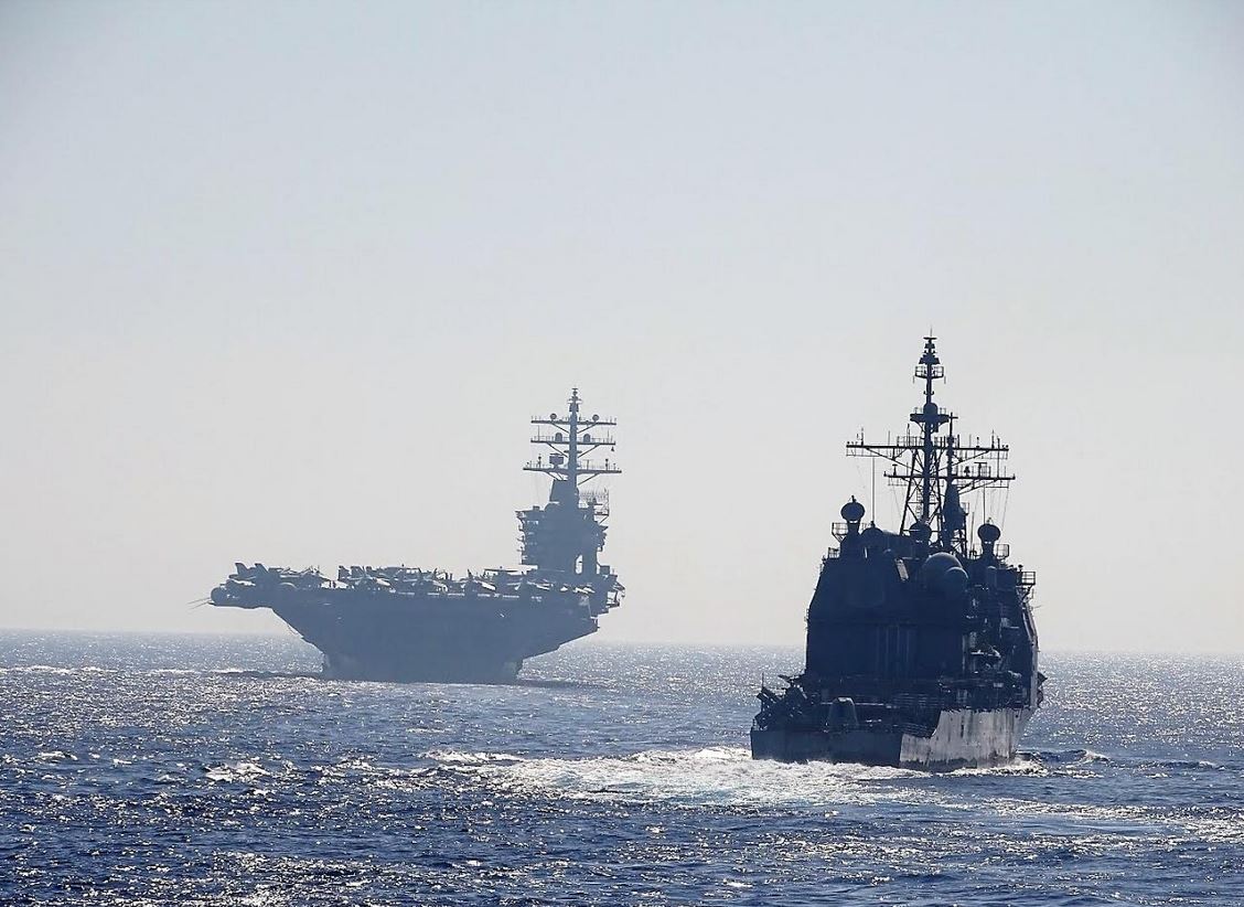 Μεσόγειος: Συνεκπαίδευση Πολεμικού Ναυτικού και Αεροπορίας με το Αϊζενχάουερ – Δείτε φωτογραφίες