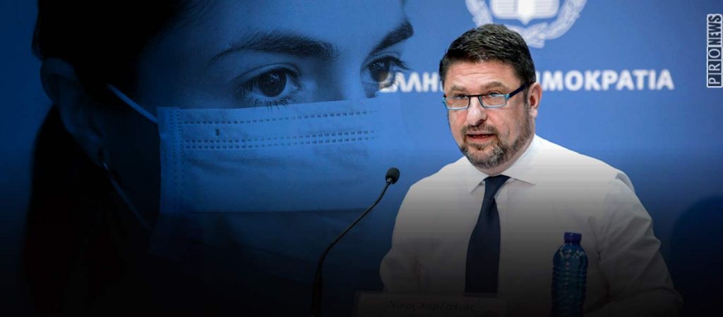 Ν.Χαρδαλιάς: Υποχρεωτική πάλι η χρήση μάσκας από αύριο σε μαγαζιά, φούρνους, κρεοπωλεία και δημόσιες υπηρεσίες