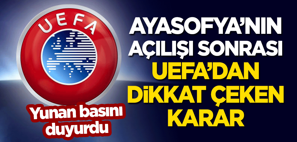 Τουρκικά ΜΜΕ: Η UEFA αποκλείει αγώνες ελληνικών και τουρκικών ομάδων λόγω «επιβαρυμένου κλίματος»
