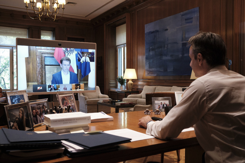 Κ.Μητσοτάκης: Νέα τηλεδιάσκεψη με τους ηγέτες χωρών που αντιμετώπισαν με επιτυχία τον κορωνοϊό (φώτο)