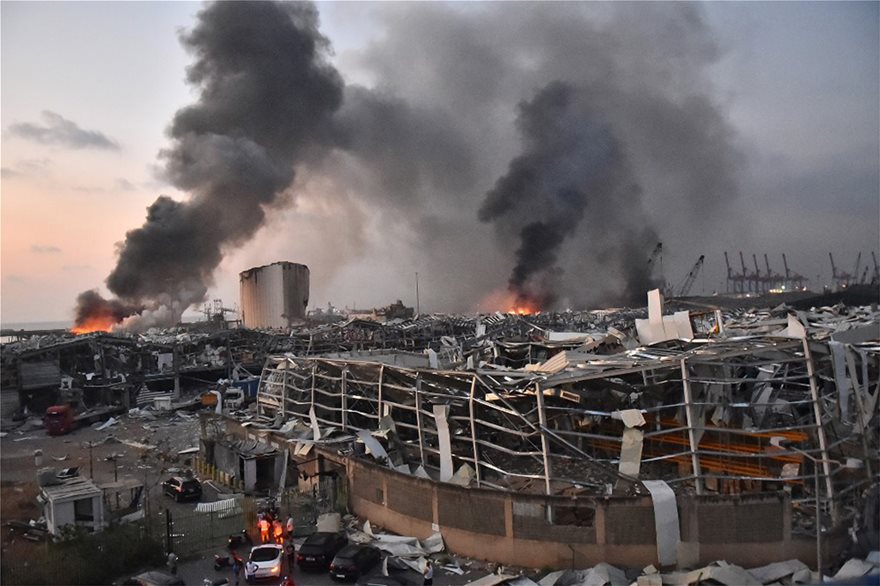 Έκρηξη στη Βηρυτό – Πρόεδρος Ελληνικής Κοινότητας: ​«Δεν έμεινε τίποτα όρθιο»