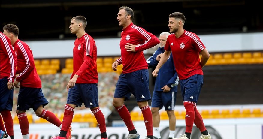 Ολυμπιακός: Προπόνηση στο «Μολινό» για τους παίκτες της ομάδας (φωτό)