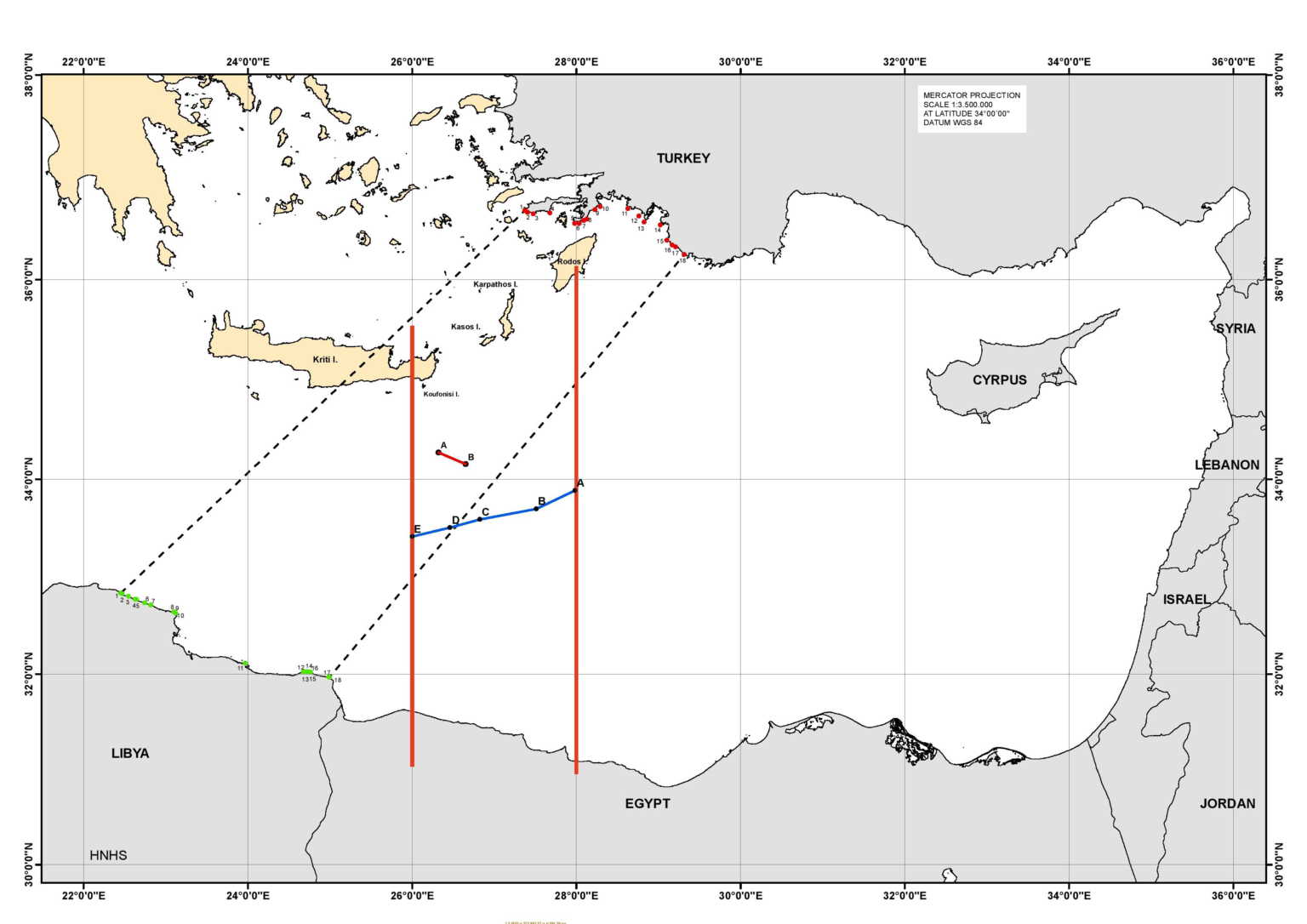 Γκάφα του ΥΠΕΞ; – «Διαρροή» εμφανίζει χάρτες στους οποίους η τουρκολιβυκή ΑΟΖ αφορά χερσαία εδάφη!