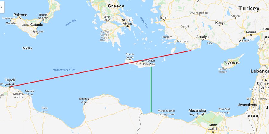 Η ανεδαφική λογική των Τούρκων: Ελλάδα και Αίγυπτος δεν έχουν κοινά θαλάσσια σύνορα